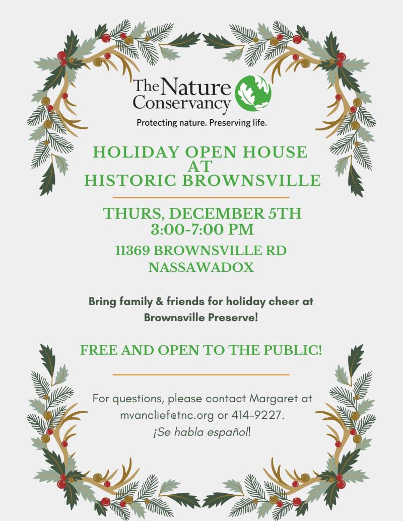 Brownsville Holiday Open House